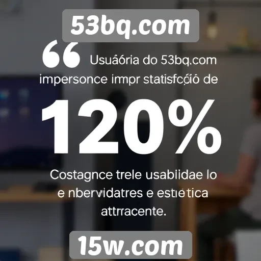 Usuários destacam120% de satisfação no design do 53bq.com